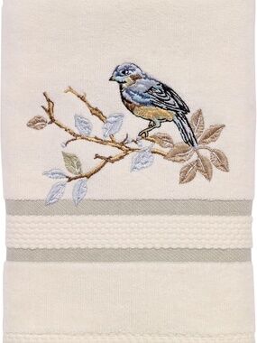 Love Nest Collection, Ivory Small Hand Towel 021864368662